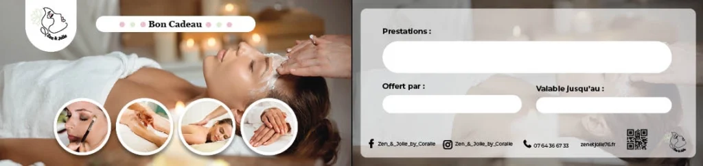 Bon cadeau prestation modèle 1
